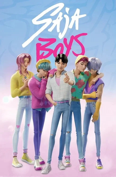 K-POP DEMON HUNTERS - SAJA BOYS - MOVIE POSTER 24x36 - 161645