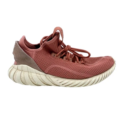 Adidas Tubular Doom Zapatos para Correr Para Mujer 9 Rosa BY9336 Medio Top Malla con Cordones Foto 1 de 4