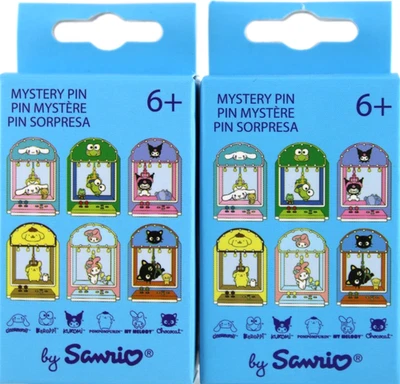 Loungefly Hello Kitty Friends Krallenmaschine Metallstifte 2er Set Blindboxen 2024 - Bild 1 von 4