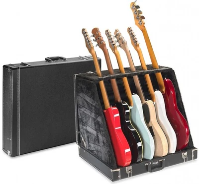 FUNDA SOPORTE MULTI GUITARRA UNIVERSAL STAG - TIENE CAPACIDAD PARA 6 GUITARRAS ELÉCTRICAS o 3 GUITARRAS ACÚSTICAS Foto 1 de 4