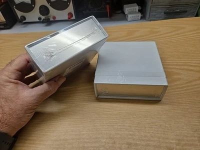 2件装Hammond 1598BSGY塑料项目盒外壳。 铝制末端 全新。 — 第 1/4 张图片