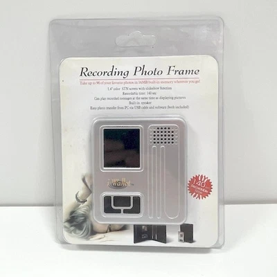 iWallet Recording Photo Frame 1.4" Screen 16MB Memory New Sealed - Image 1 of 4
