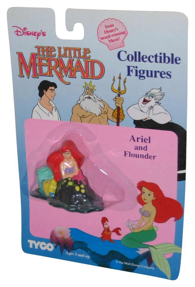 Figura Coleccionable Disney La Sirenita Ariel y Flounder Tyco Foto 1 de 1