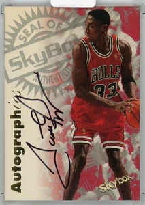 1997 FLEER Skybox Autographics Scottie Pippen Autograph on card AUTO - Picture 1 of 2