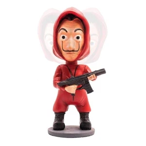Bella Ciao Berlin Car Decoration Polyresin Bobblehead Action Figure - Picture 1 of 3