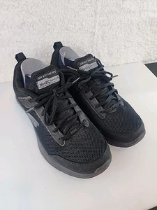 Scarpe da corsa Skechers da uomo in memory foam Skech Air 56225R nere sneakers taglia 9 - Foto 1 di 8