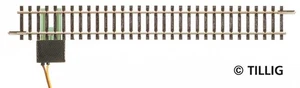 Tillig 83143 Vía de conexión recta - Longitud 166 mm, TT - Imagen 1 de 1