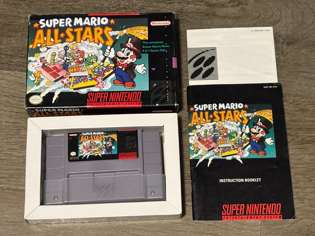 Nintendo SNES Super Mario All-Stars Video Games for sale | eBay