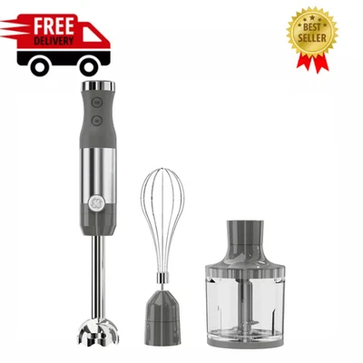 GE Immersion 2 Speed Handheld Blender Stainless Steel 4 Piece Set Durable Kitche - Image 1 of 4