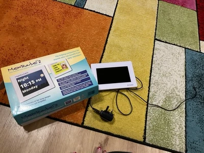 Dementia Clock MemRabel 2 Audio/Visual Memory Clock/ Calendar/Day Reminder  - Image 1 of 4