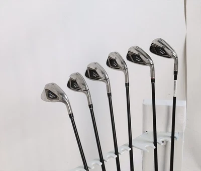 Juego de plancha Taylormade M4 6-Pw, Aw regular Flex Atmos grafito 1083529 bueno O7 Foto 1 de 4