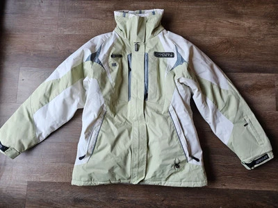 CHAQUETA DE ESQUÍ VINTAGE Y2K SPYDER DERMIZAX-EV X-STATIC AISLANTE VERDE Mujer XXL Foto 1 de 4