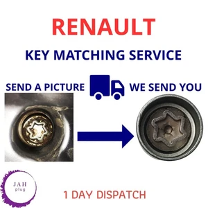 SECURITY MASTER LOCKING WHEEL NUT KEY BOLT MATCHING SERVICE FOR RENAULT SCENIC - Picture 1 of 6