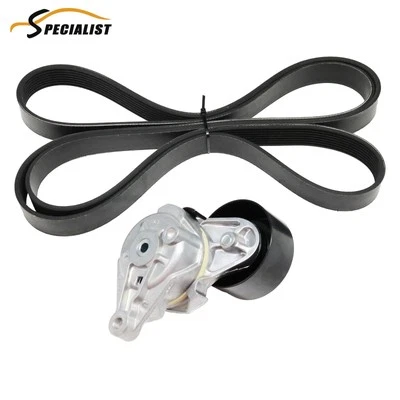 For Toyota Land Cruiser Sequoia Tundra GX460 LX570 Drive Belt and Tensioner Kit - Image 1 of 4