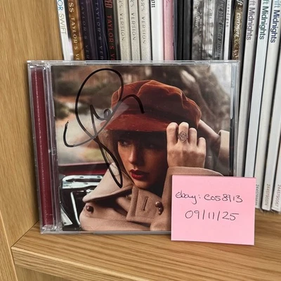 Taylor Swift – Red (Taylor’s Version) Signed CD Authentic Autograph - Opened - Image 1 of 4