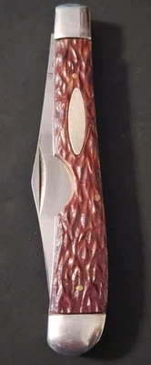 Vtg. Fabico Japan Easy Open Stainless Steel Clip Point Pocket Knife - Very Clean - Image 1 of 4