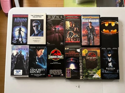 Sci-Fi VHS LOT, 12 Titles, Sealed, Blade Runner, Terminator, Batman, Matrix, Dun - Image 1 of 4