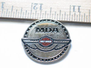 Harley Davidson MDA 100th Anniversary Motorcycle Pin , (#274) (**) - Picture 1 of 1