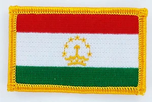 TOPPA Patch BANDIERE Bandiera Bandiera Tagikistan 7x4,5cm - Foto 1 di 1
