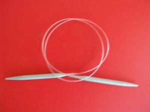 Circular knitting needle, aluminum, size 10.5, 31" - Picture 1 of 1
