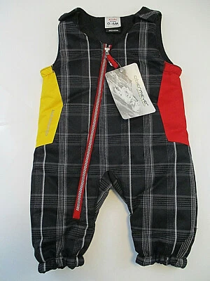 OBERMEYER Mono con tirantes Pantalones aislados Niños Talla 6 meses Negro Infantil Pantalones de nieve Nuevos con etiquetas Foto 1 de 4