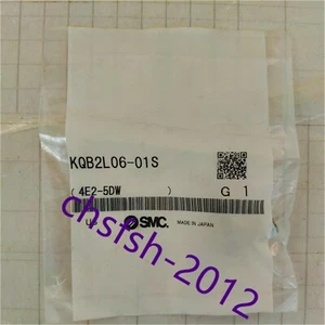 2 PCS NEW SMC Metal Connector KQB2L06-01S - Picture 1 of 3