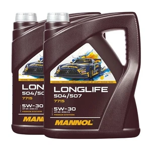 Mannol 7715 SAE 5W-30 Longlife Aceite VW 504.00/507.00 , MB 229.51 ,2x5 Litros, - Imagen 1 de 4