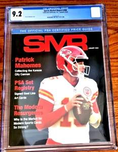 2020 PSA SMR MAGAZINE #306 Patrick Mahomes CGC 9.2 - Picture 1 of 2
