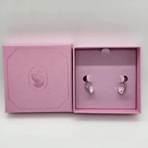 Swarovski Bella Herz Ohrringe Weiß, Rhodiniert Heart 5687414 - Bild 1 von 6