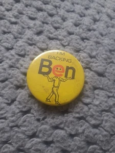 Insignia vintage Backing Ben - Imagen 1 de 3