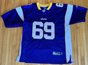 Reebok Onfield Minnesota Vikings Jared Allen #69 Purple Jersey NFL Size 52 - Picture 1 of 8