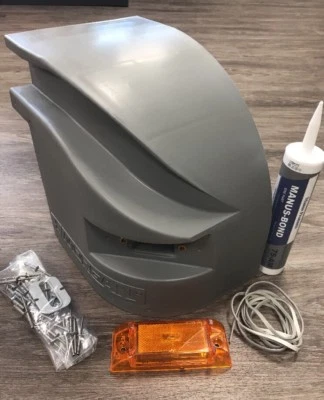 Morgan Corner Cap - Passenger Side OEM - 62664 + LIGHT 066681 Box Truck Supreme - Image 1 of 4