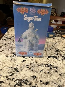 Precious Moments Sugar Town 603309 Coffee House Cannister Cookie Jar w/ box 1994 - Picture 1 of 8