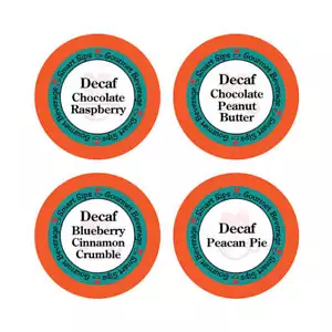 Decaf Coffee Variety Sampler Pack, Single-Serve Pods for Keurig K-cup Brewers - Picture 1 of 7