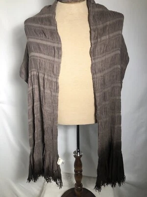 Womens Brown Fossil Scarf. - Image 1 of 4