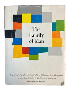 MOMA-THE FAMILY OF MAN 1955 byEdward Steichen 503 Pictures frm 68 Countries (HC) - Picture 1 of 7