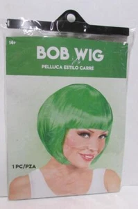 Green Bob Wig 14+ NEW - Picture 1 of 2