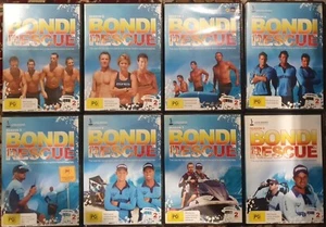BONDI RESCUE DVD COMPLETE SEASON 1 2 3 4 5 6 7 8 AUSTRALIAN SURF CLUB TV SERIES - Picture 1 of 3