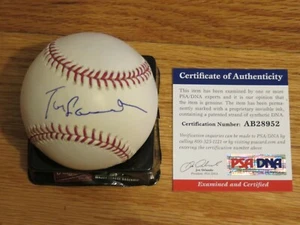HOFer TOMMY LASORDA signed LOS ANGELES DODGERS Major League Baseball PSA AB28852 - Picture 1 of 2
