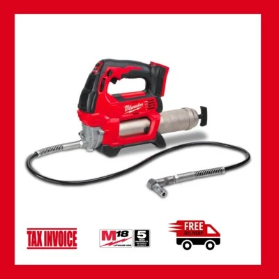 Milwaukee M18GG-0 18V  Cordless 2-Speed Grease Gun - 5 Year Warranty - image 1 of 2
