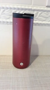 Starbucks 2018 Burgundy/Logo/Lid 16 Oz Tumbler Hot/ Cold Beverages Pre-owned - Picture 1 of 6