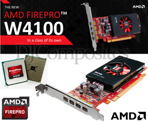 AMD FirePro W4100 2GB GDDR5 4Mini DisplayPorts PCI-Express Video Card