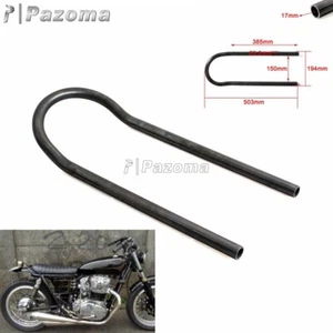 Tubo plano asiento trasero aro bucle para motocicleta 7/8" para Honda CB 125 150 175 300 - Imagen 1 de 7
