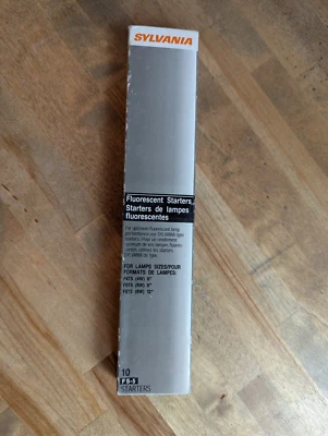 10 Pack Sylvania FS-5 Starter 4-6-8 Watt Fluorescent Starters New - Image 1 of 2