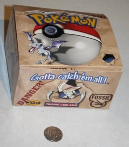 Empty 1999 Pokemon Fossil Booster Display Box CCG no pack rare NICE Condition - Picture 1 of 8