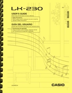 Casio LK-230 Keyboard USER GUIDE OWNER'S MANUAL - Picture 1 of 3