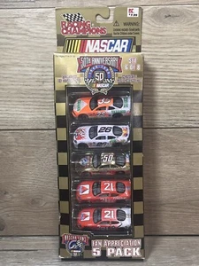 1998 NASCAR Racing Champions 5-Pack 1:64 Scale Diecast Cars Set 6 of 8 IN BOX - Picture 1 of 22