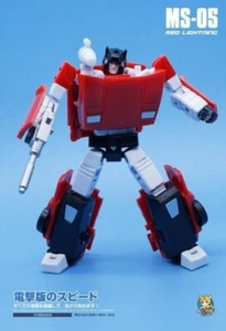 MFT MS05 RED LIGHTNING Sideswipe Mini Transformable Toy Model Action Figure Gift - Picture 1 of 12