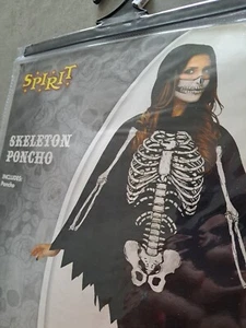 Damen Erwachsene Skelett Anzug Kostüm, Größe M 💀 Halloween - Bild 1 von 4