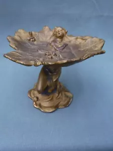 Jennings Brothers 353 Art Nouveau Tazza Calling Card Tray Stand Alfred Foretay - Picture 1 of 12